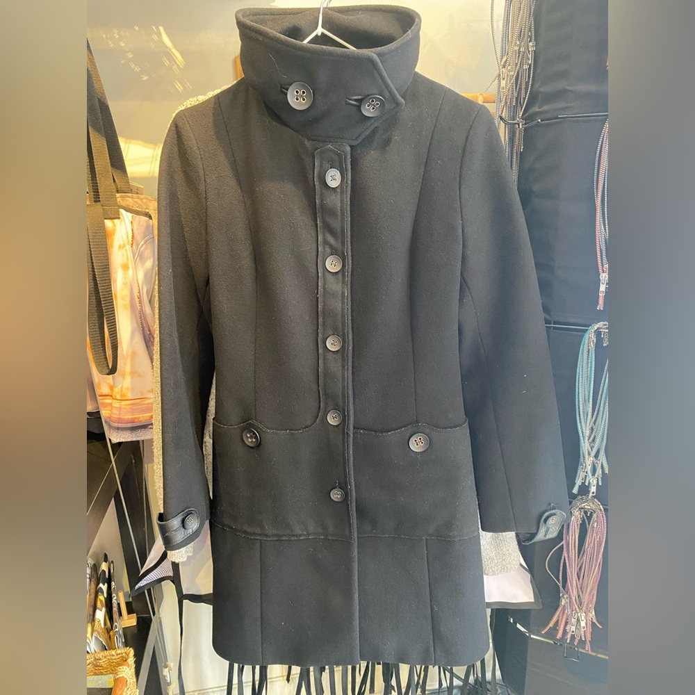 Mackage Black Wool Coat